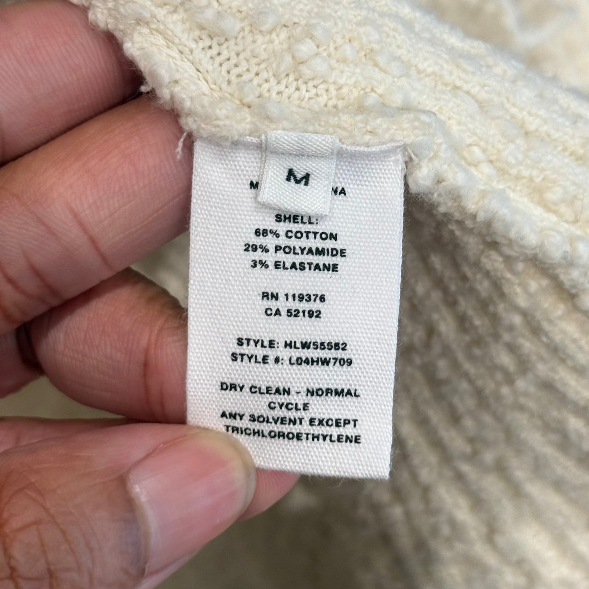 HELMUT LANG KNIT CARDIGAN ‘WHITE’