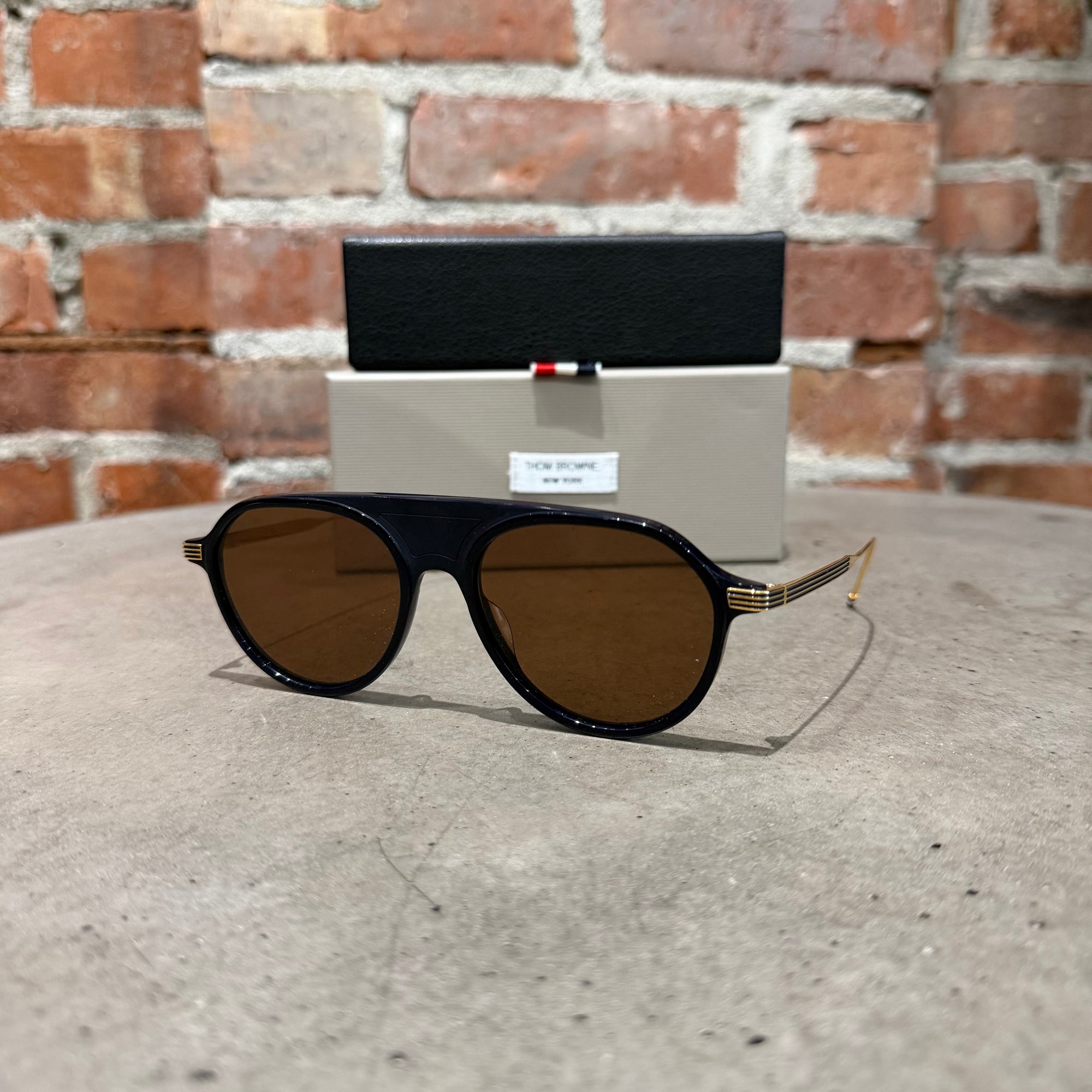 THOM BROWNE TB-809 PILOT SUNGLASSES ‘MULTI’