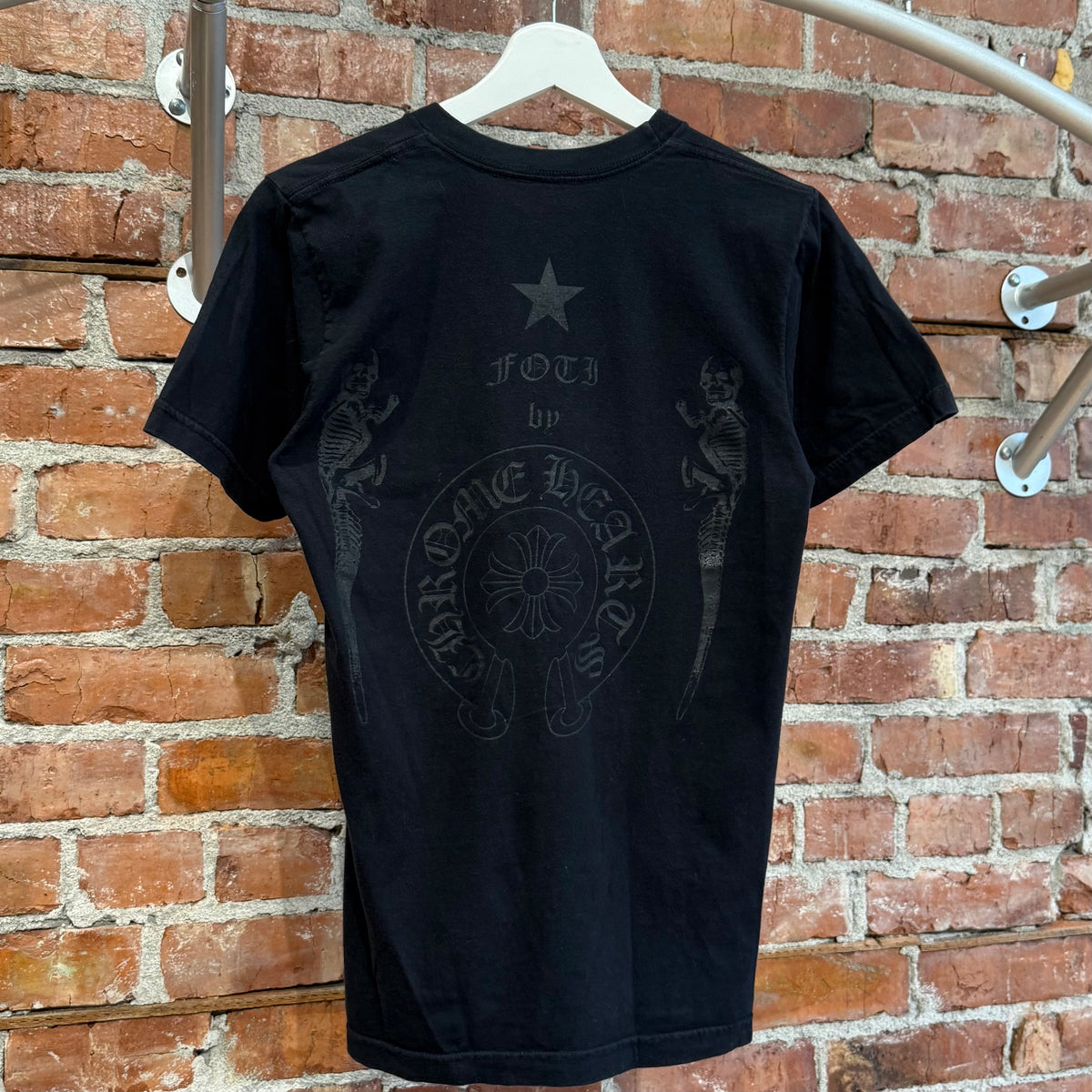 CHROME HEARTS FOTI 2017 GINZA EXHIBITION TEE ‘BLACK’