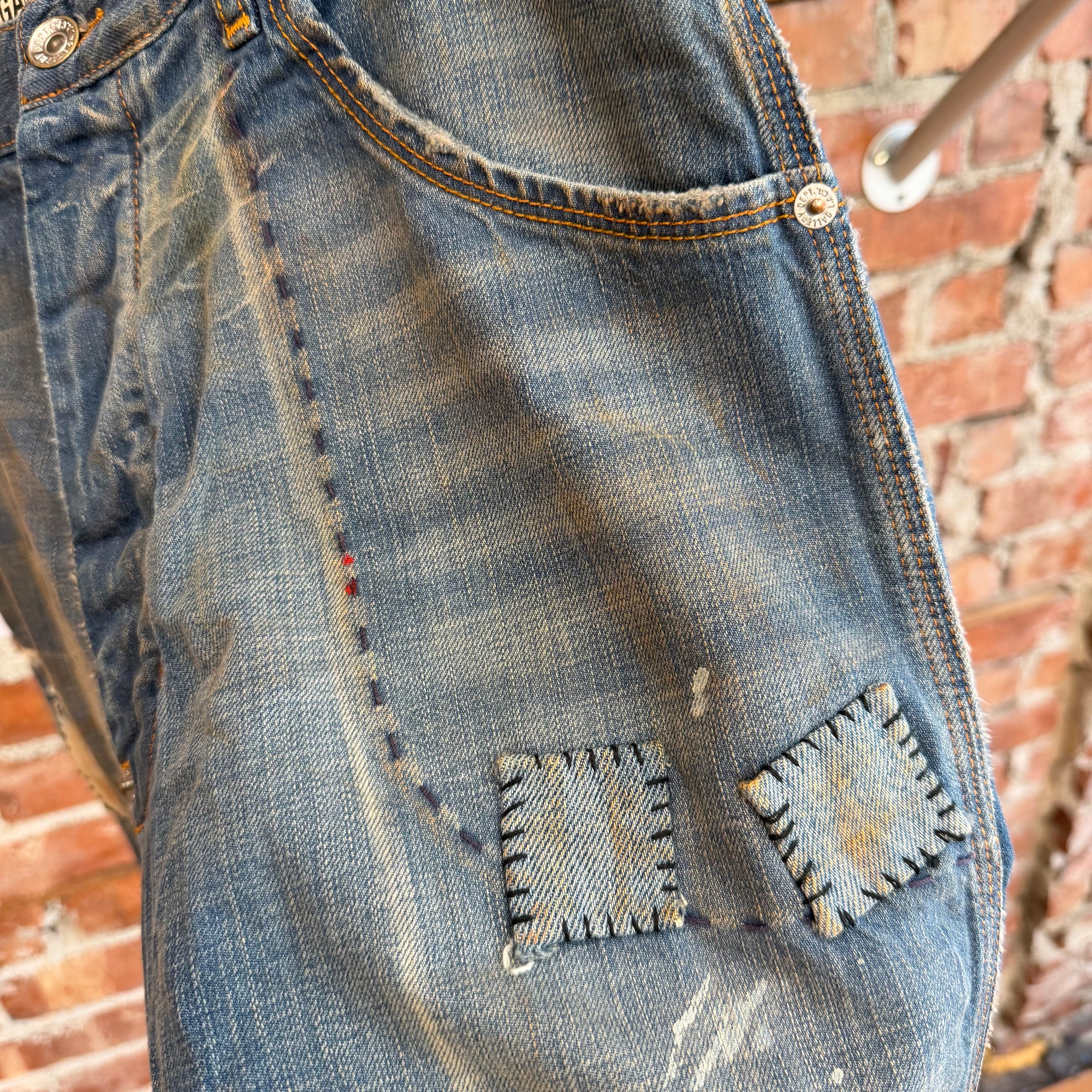 GALLERY DEPT. BARE KNUCKLE MUDWASH DENIM ‘BLUE’