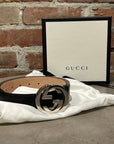 GUCCI MONOGRAM BELT ‘BLACK’