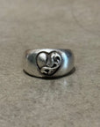 CHROME HEARTS CLASSIC HEART RING ‘SILVER’