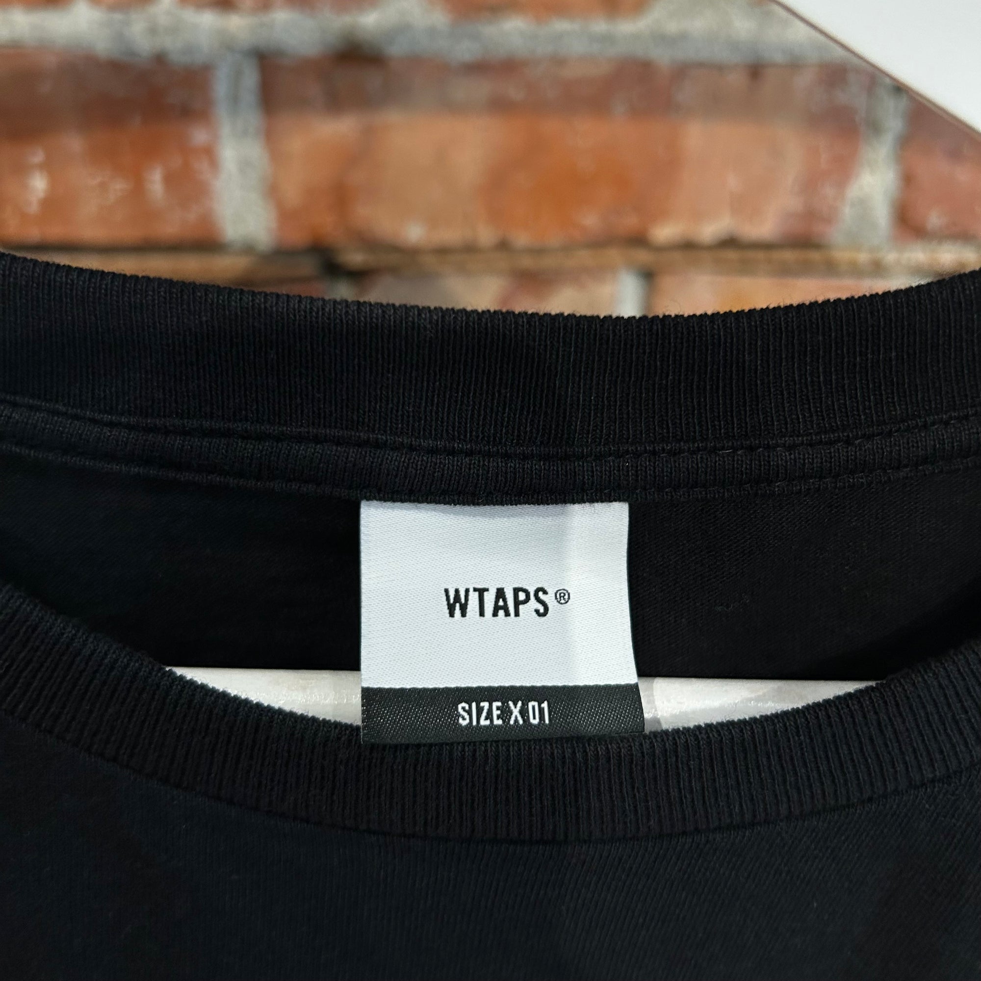WTAPS VISUAL UPARMORED TEE ‘BLACK’