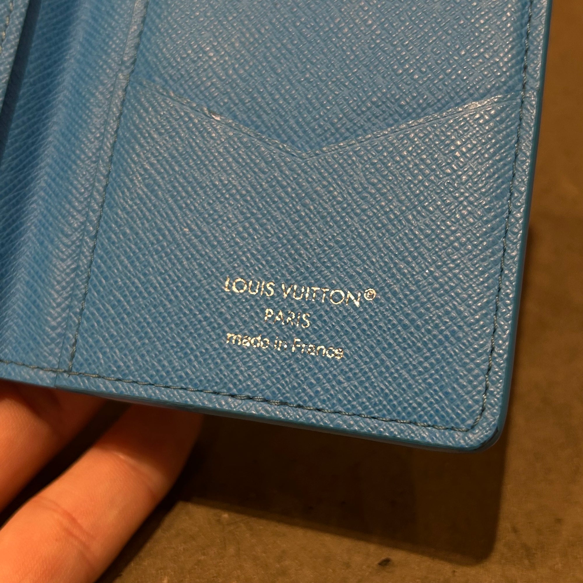 LOUIS VUITTON SS25 POOL POCKET ORGANIZER WALLET ‘BLUE’