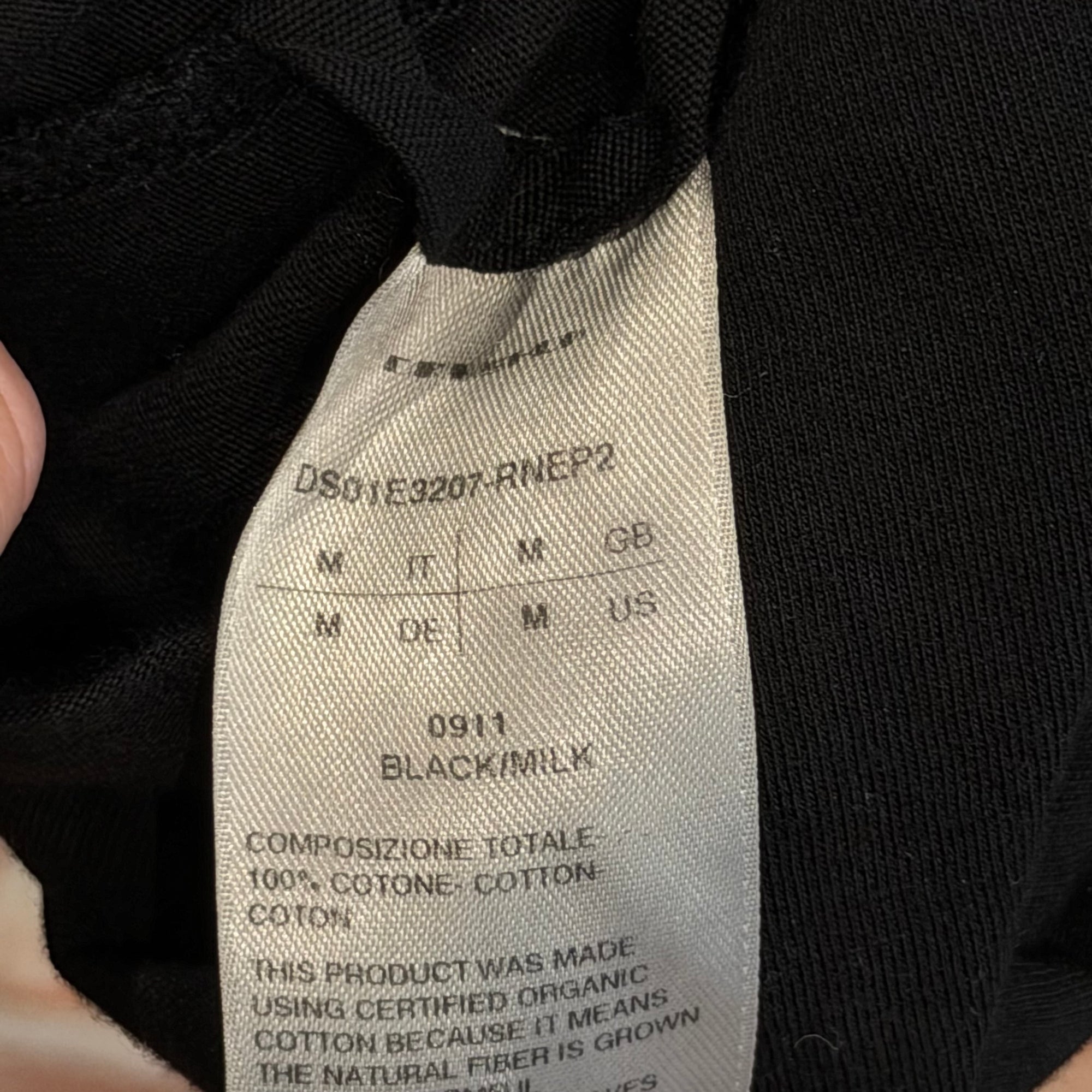 RICK OWENS DRKSHDW HOLLYWOOD CROPPED BRAD TEE ‘BLACK’