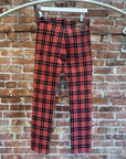 RAF SIMONS SS18 TARTAN PLAID JEANS ‘MULTI’