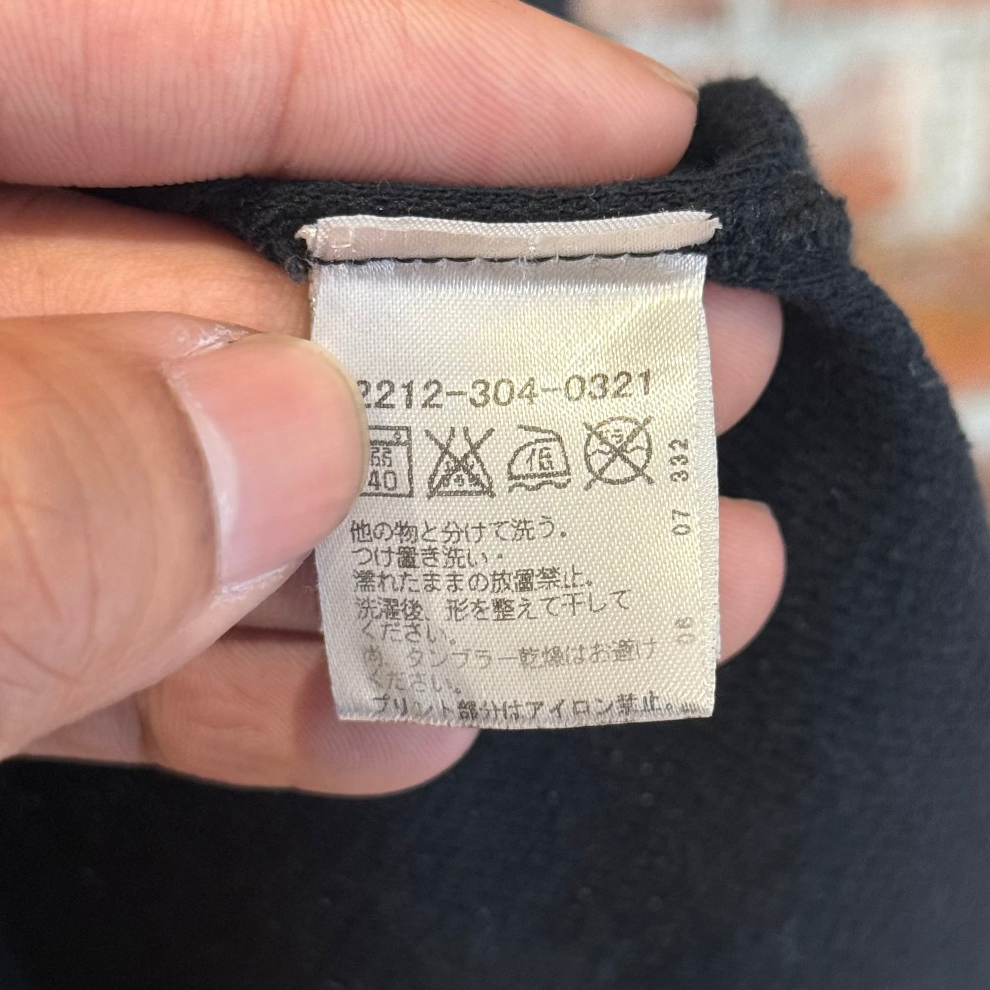 CHROME HEARTS FLORAL LONGSLEEVE THERMAL ‘BLACK’