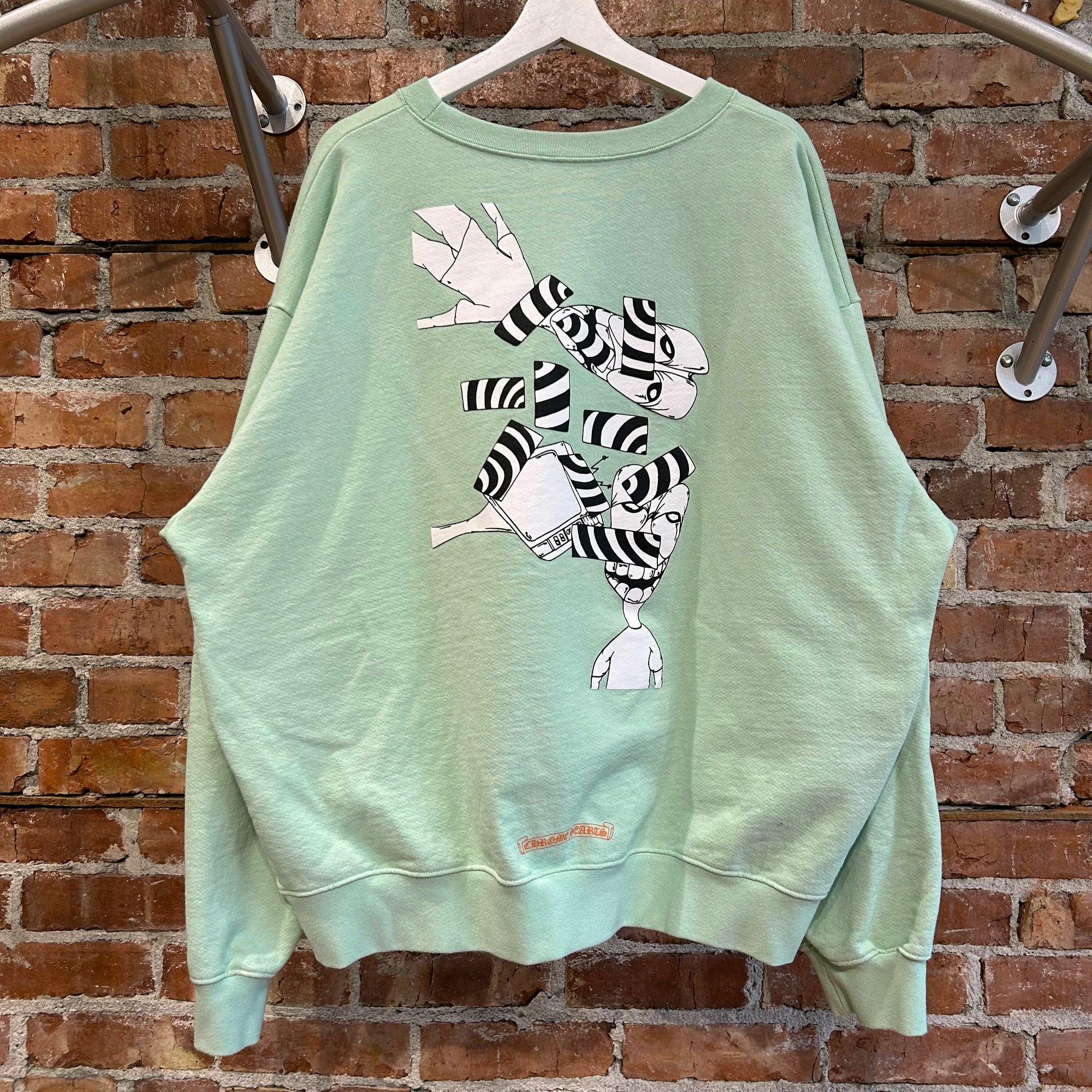 CHROME HEARTS MATTY BOY LUST CREWNECK ‘TEAL’