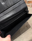 GUCCI WAVE BUCKLE LONG WALLET ‘BLACK’