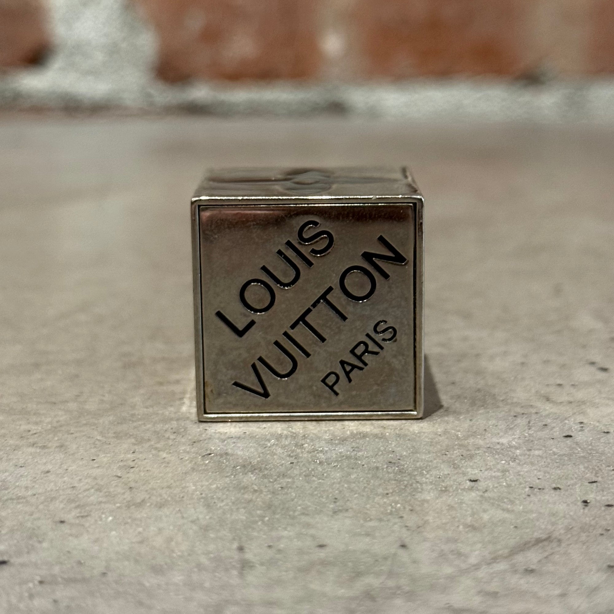 LOUIS VUITTON MAGNETIC DICE PAPERWEIGHTS ‘SILVER’
