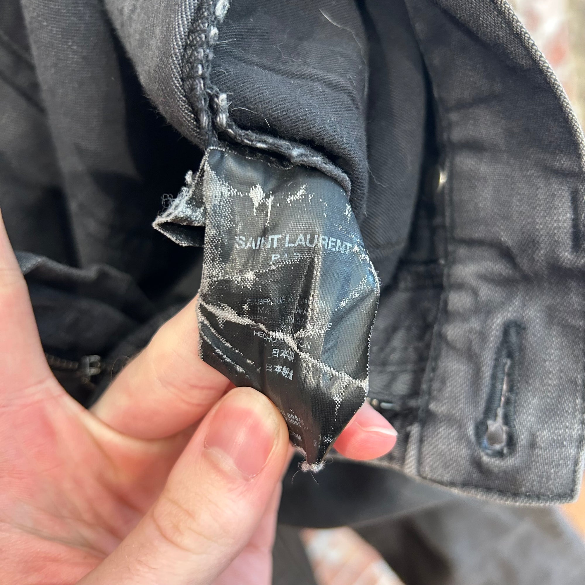 SAINT LAURENT HEDI ERA DO2 DENIM ‘SLATE’