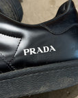 ADIDAS X PRADA MILANO LEATHER SUPERSTAR SNEAKERS ‘BLACK’