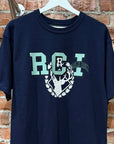 REESE COOPER COLLEGIATE CREST TEE ‘NAVY’