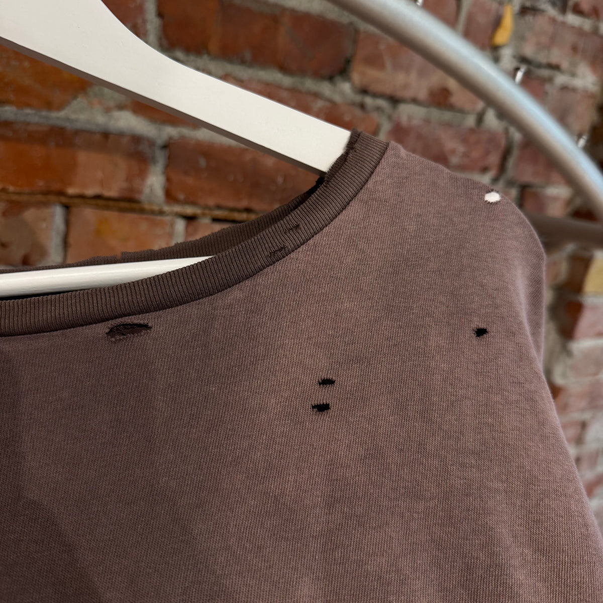 PALY HOLLYWOOD SS26 CORE LOGO TEE ‘RUST PINK’