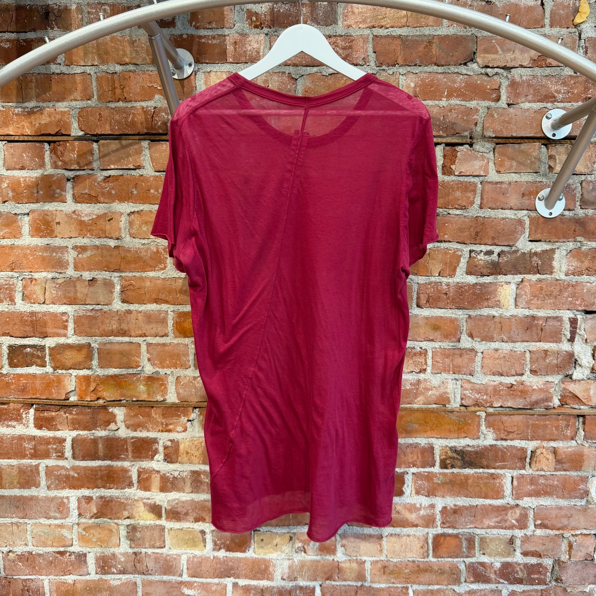 RICK OWENS SS23 EDFU TEE ‘FUCHSIA’