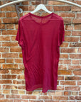 RICK OWENS SS23 EDFU TEE ‘FUCHSIA’