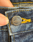 VIVIENNE WESTWOOD MAN "SAVE THE EARTH" PATCHWORK DENIM ‘BLUE’