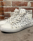 SAINT LAURENT BEDFORD HIGH ROBO SNEAKERS ‘WHITE’
