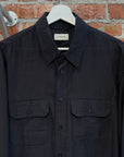 LEMAIRE LINEN RELAXED SHIRT ‘BLACK’