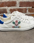 GUCCI ACE EMBROIDERED TENNIS SNEAKERS ‘WHITE’