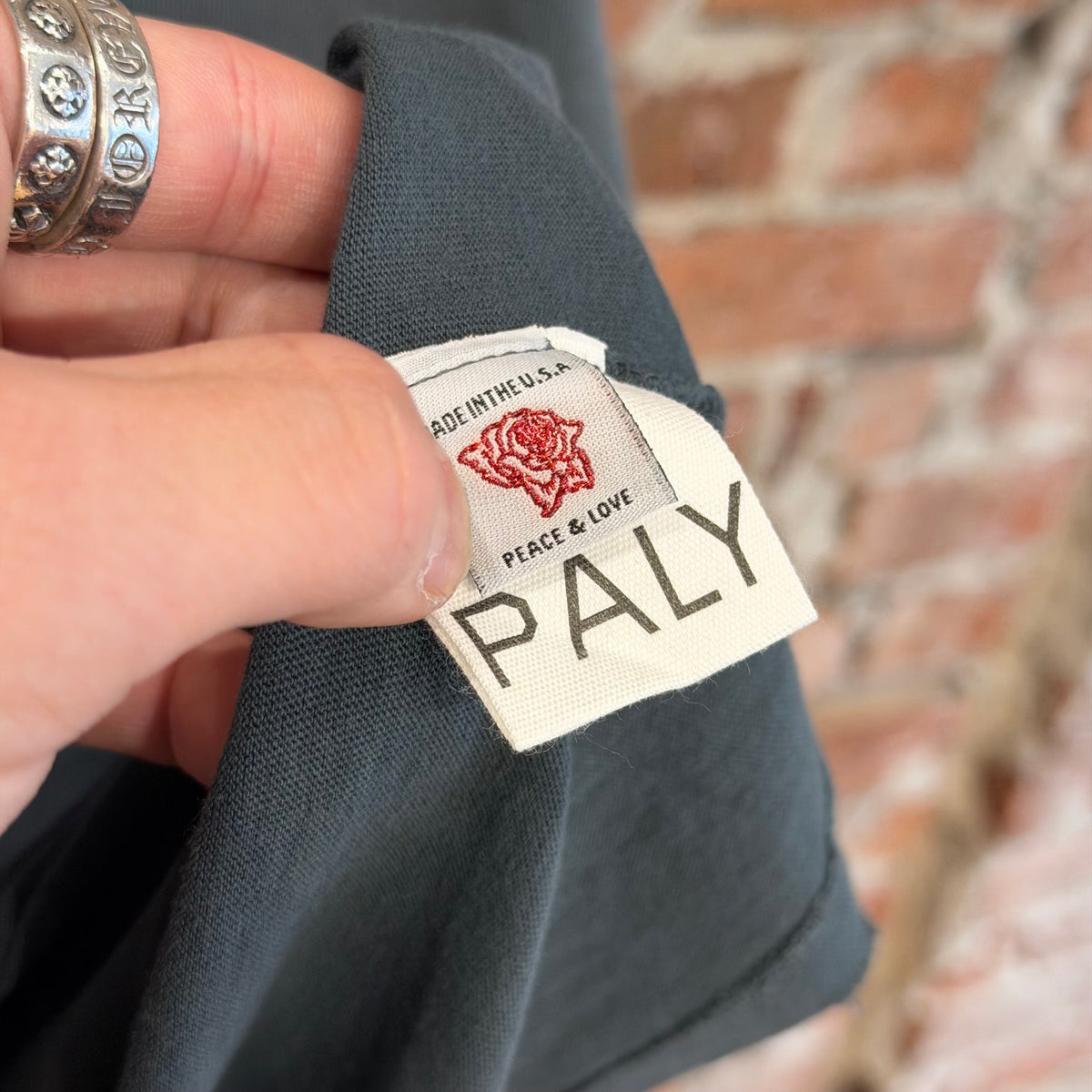 PALY HOLLYWOOD SS26 CORE LOGO TEE ‘BLACK’