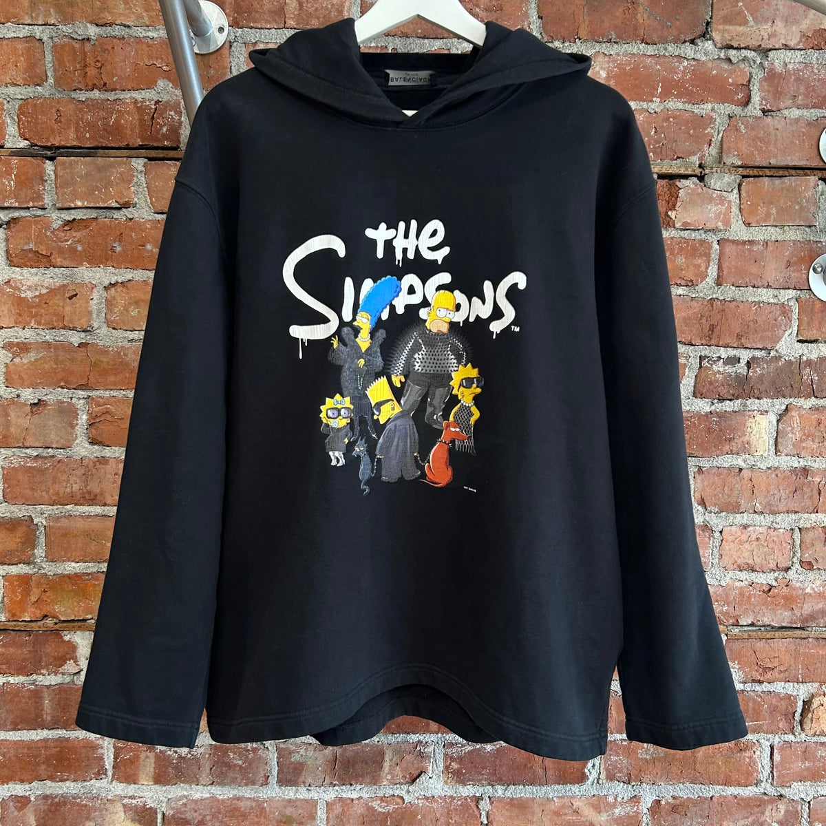 BALENCIAGA X THE SIMPSONS FW21 HOODIE ‘BLACK’