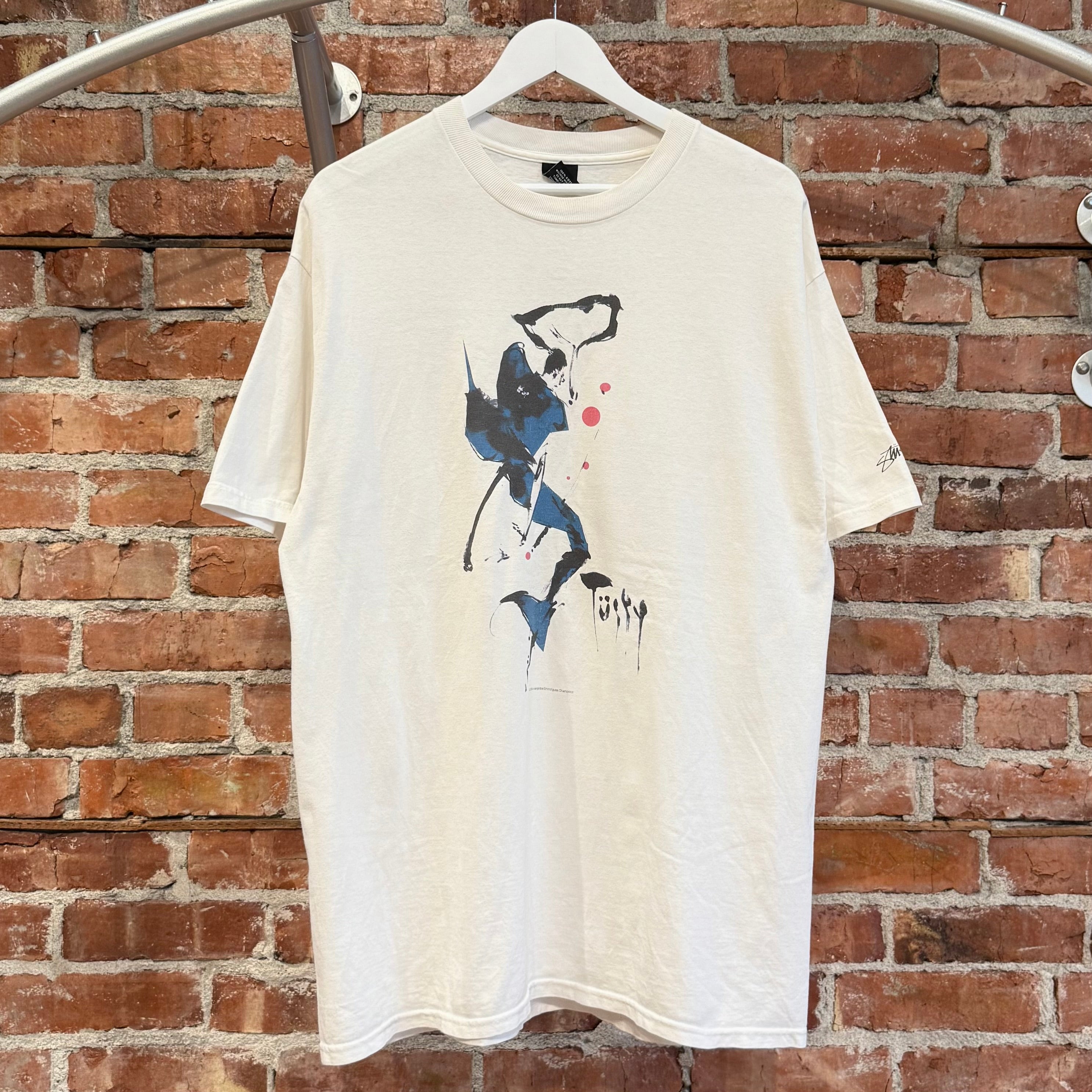 Stussy サムライチャンプルーM SAMURAI CHAMPLOO x STUSSY 2004 JIN TEE 'WHITE' – Sadō Room