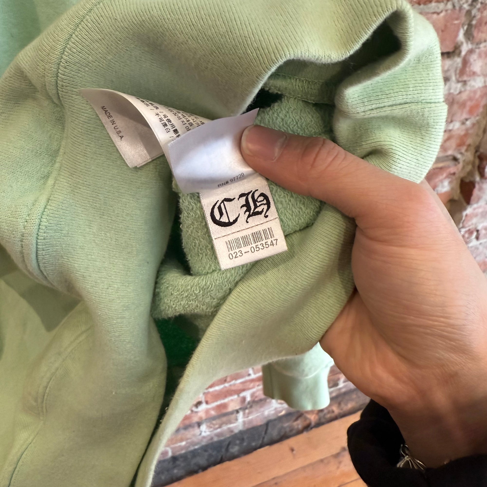 CHROME HEARTS MATTY BOY LUST HOODIE ‘MINT’