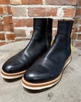KAPITAL SMILEY HEEL LEATHER BOOT ‘BLACK’