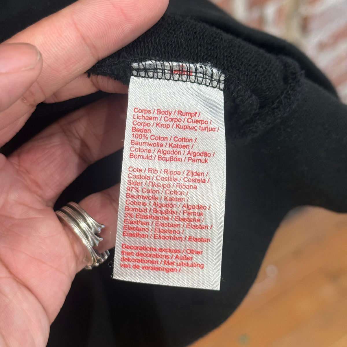 SUPREME SS18 LACOSTE CREWNECK ‘BLACK’
