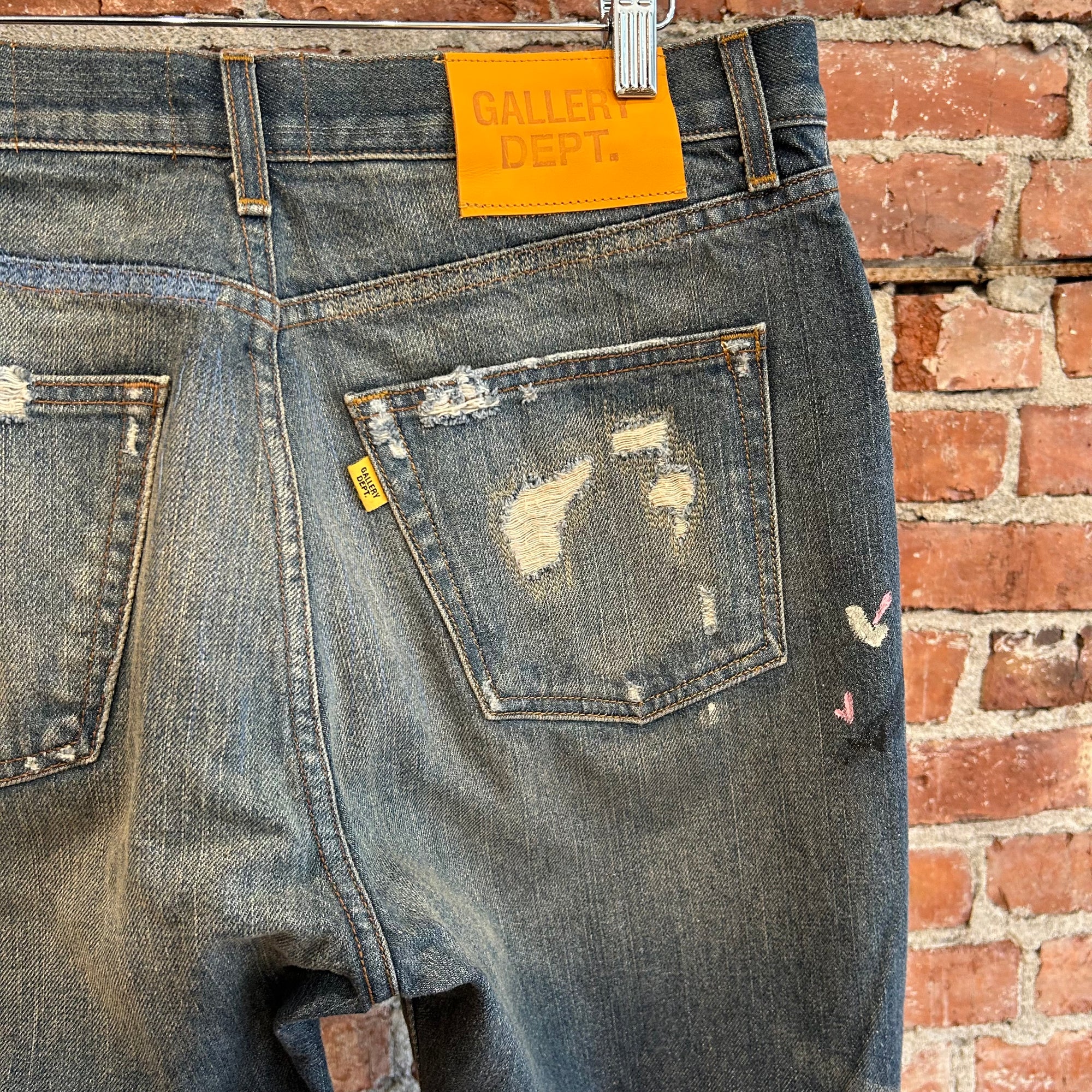 GALLERY DEPT. STARR 5001 MUDWASH DENIM ‘DARK BLUE’
