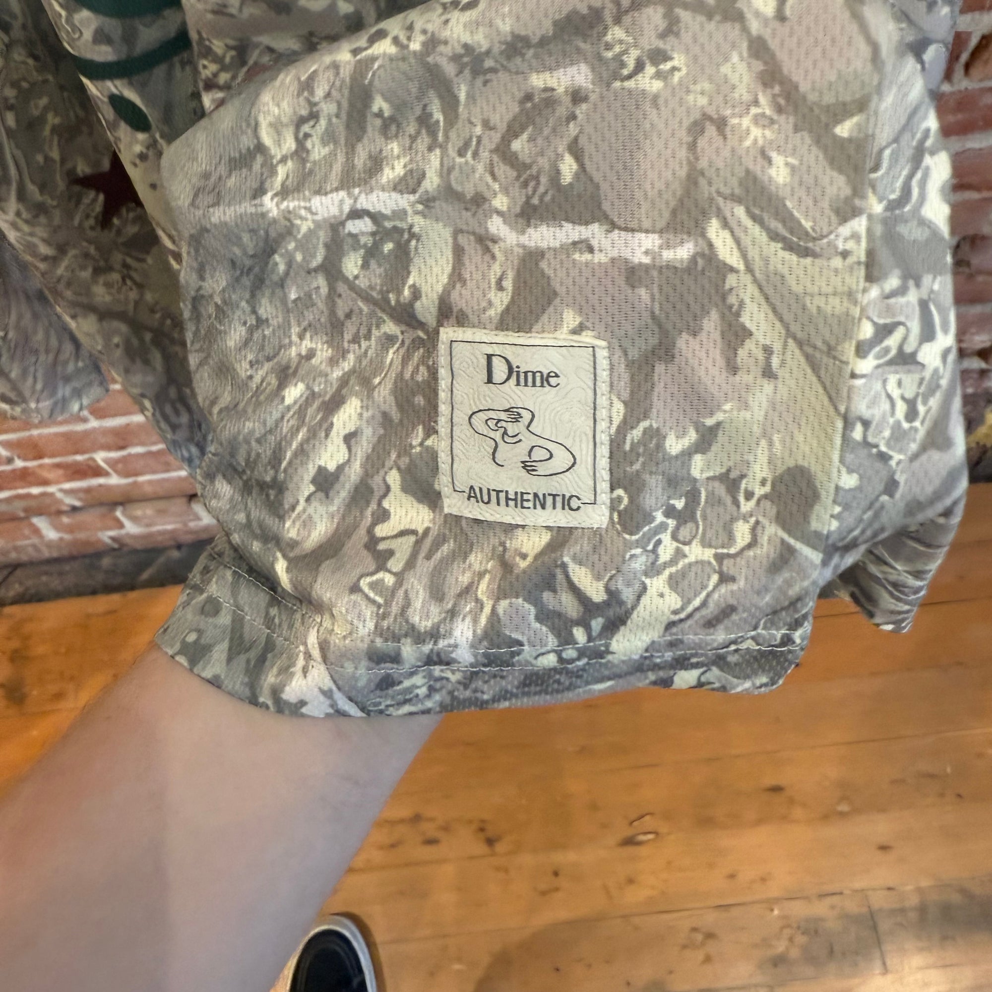 DIME PATINA DORES MESH LONGSLEEVE ‘CAMO’