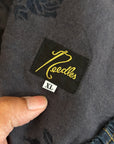 NEEDLES FLORAL PATTERN HD TROUSERS ‘INDIGO’