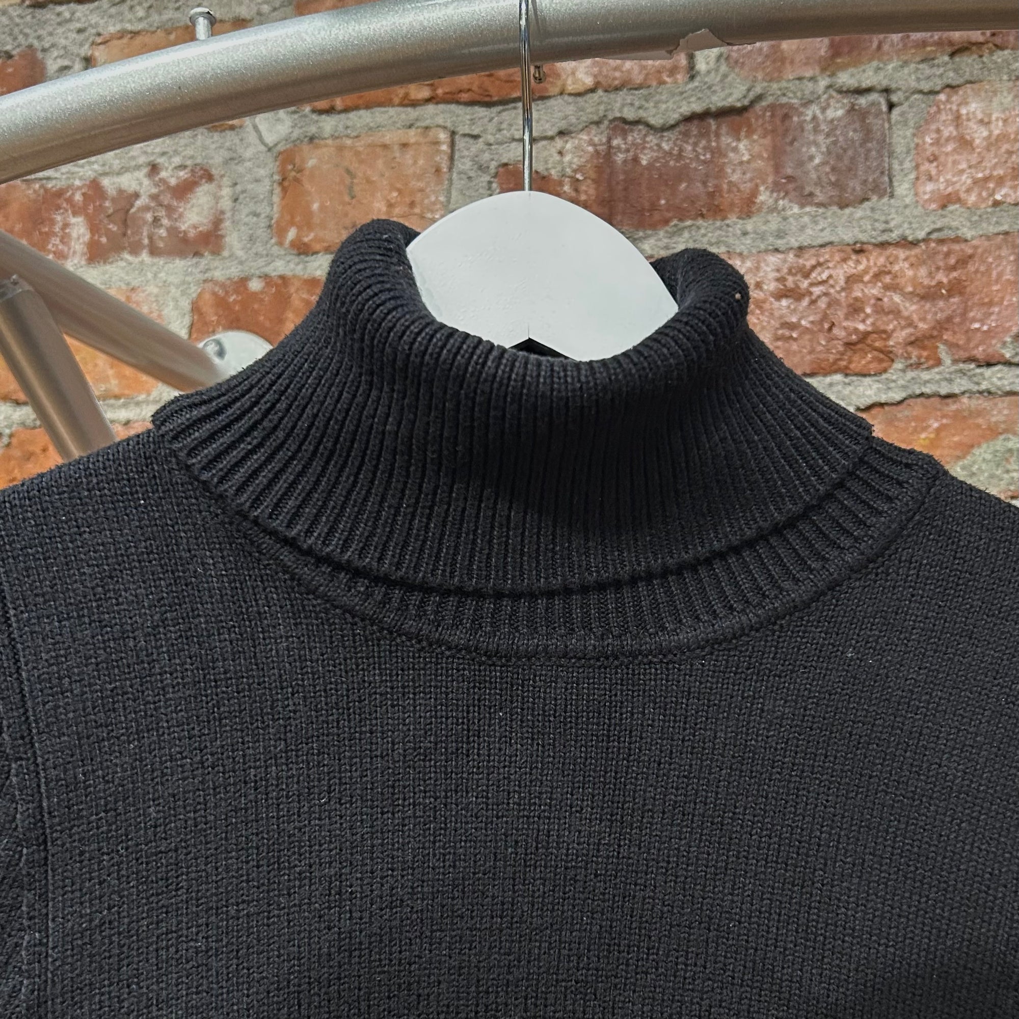 STONE ISLAND WOOL TURTLENECK ‘BLACK’