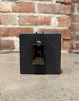 VERSACE MEDUSA PLATE DOG TAG NECKLACE ‘GUN METAL’