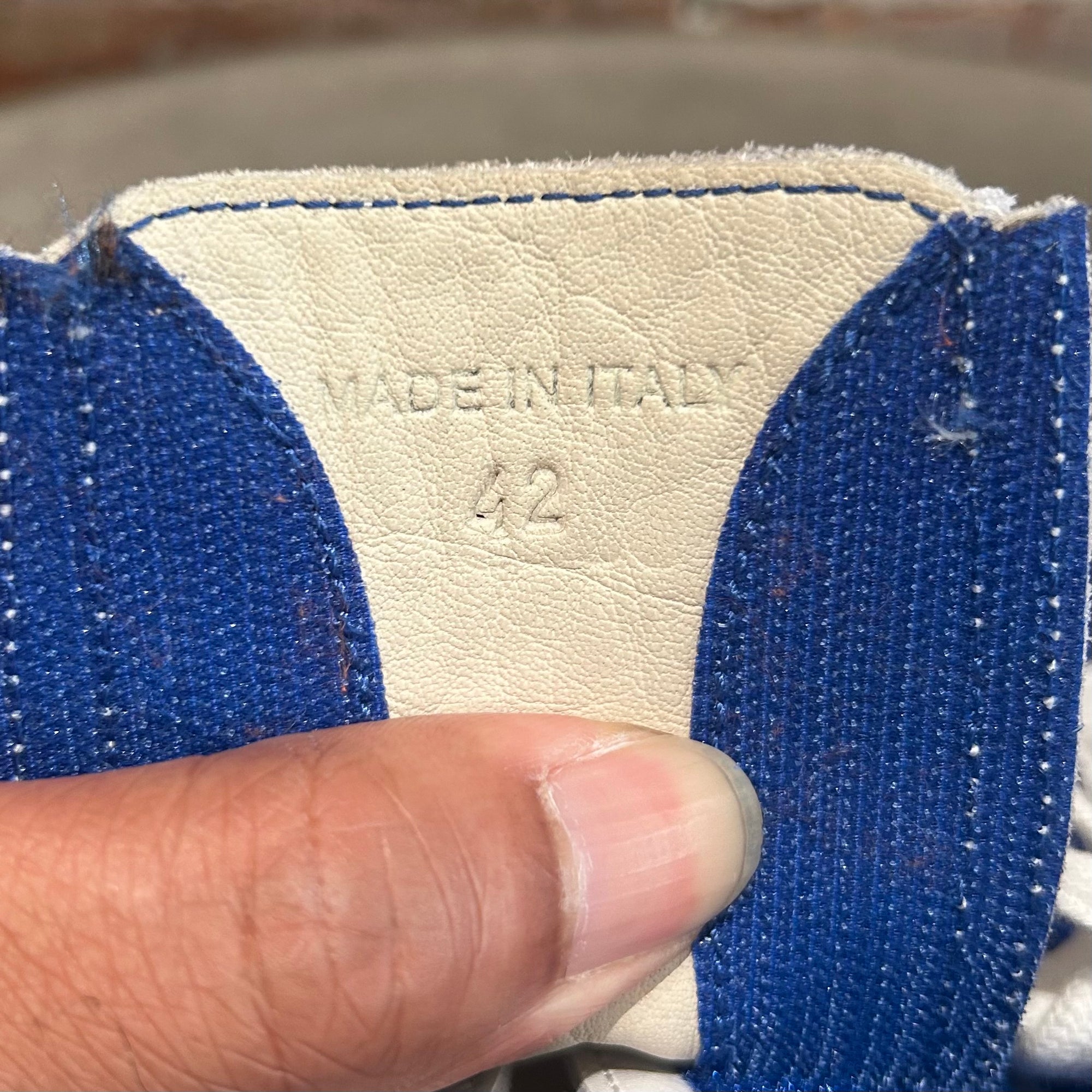 MAISON MARGIELA VELCRO REPLICA GAT SNEAKERS ‘WHITE/BLUE’