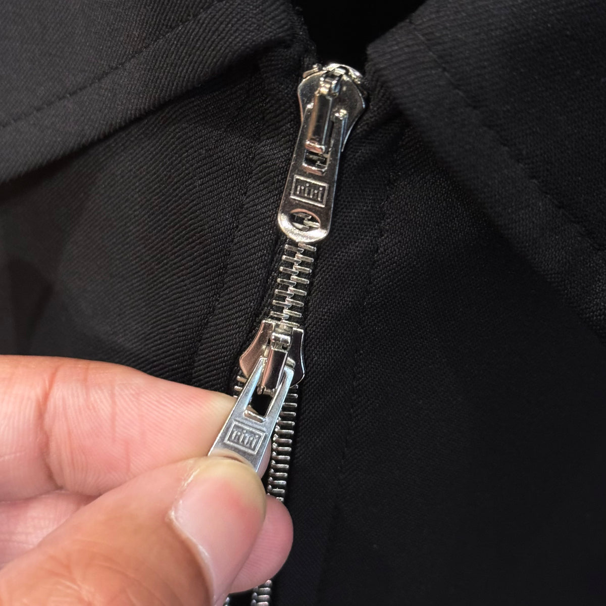 OUR LEGACY BLACK WORSTED WOOL MINI JACKET ‘BLACK’