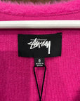 STUSSY OVERSIZED MOHAIR CARDIGAN ‘PINK’