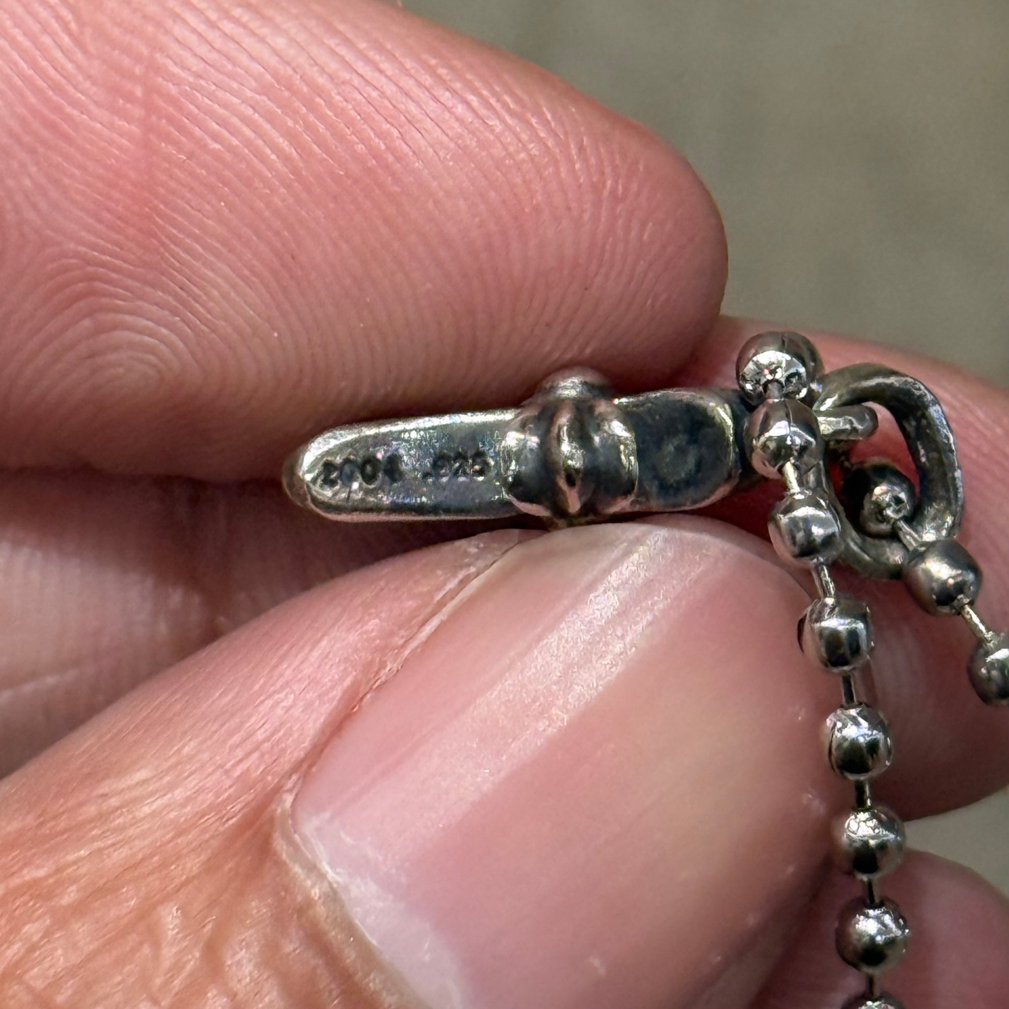 CHROME HEARTS BABY FAT NECKLACE ‘SILVER’
