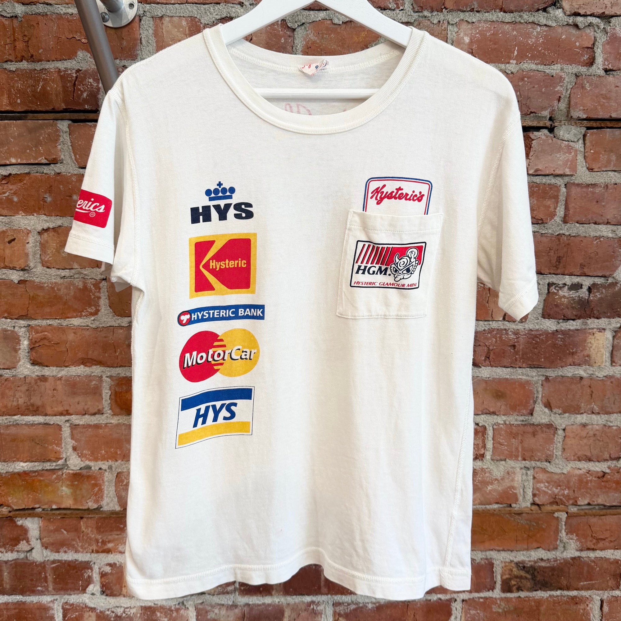 HYSTERIC GLAMOUR CONSUMERISM TEE ‘MULTI’