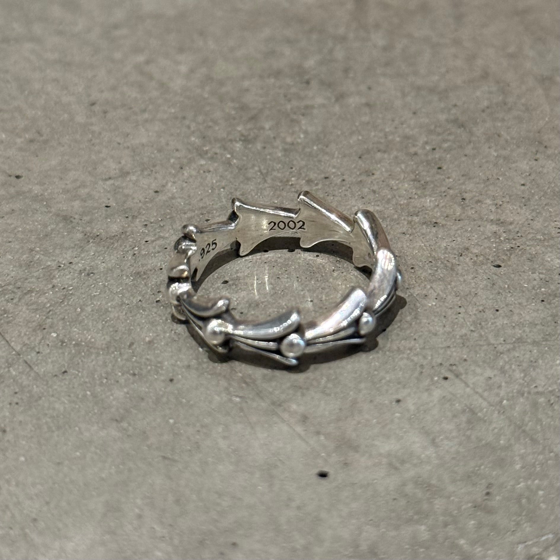 CHROME HEARTS CROSS TAIL RING ‘SILVER’