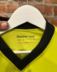 MARTINE ROSE TWIST FOOTBALL TOP JERSEY ‘NEON’