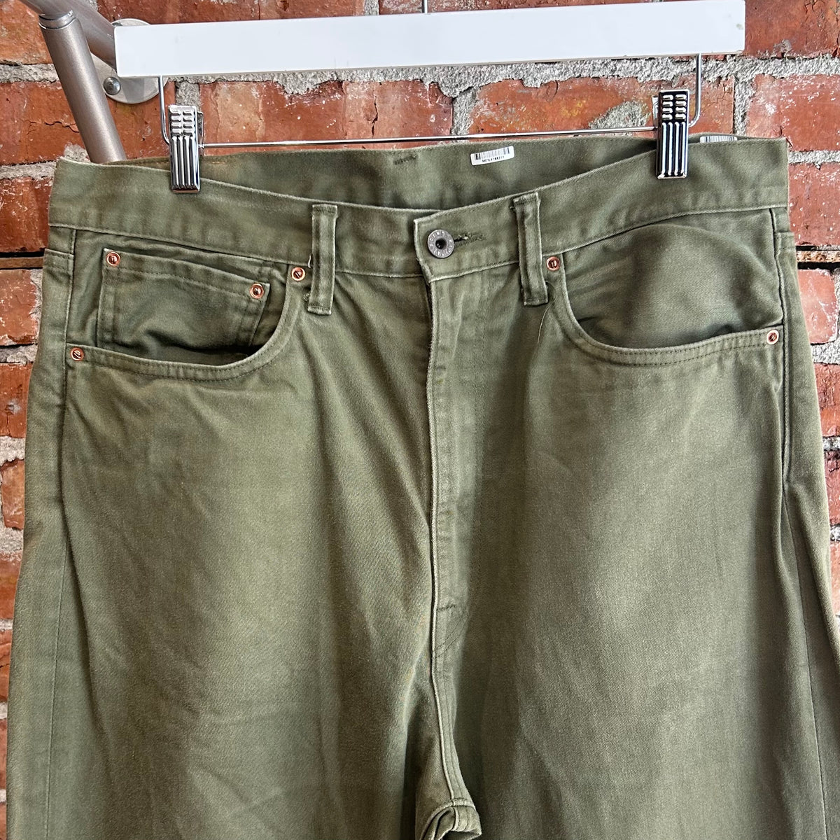 KAPITAL SMILEY PATCH MILITARY PANTS ‘SAGE’