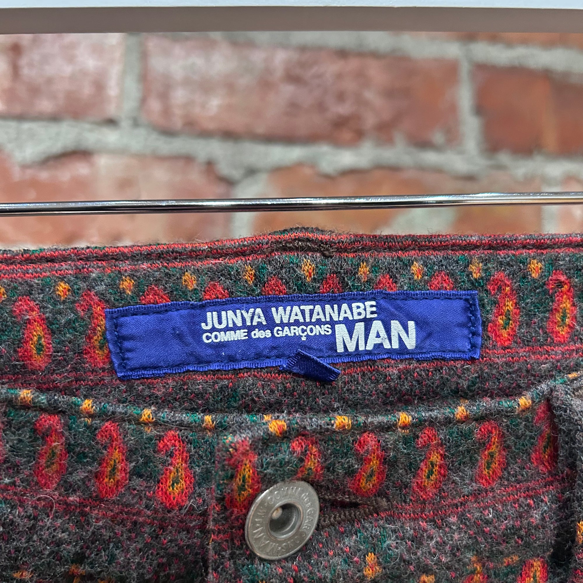 COMME DES GARÇONS JUNYA WATANABE AD2003 FLORAL WOOL PANTS ‘MULTI’