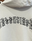 BALENCIAGA SS18 TATTOO LOGO HOODIE ‘WHITE’