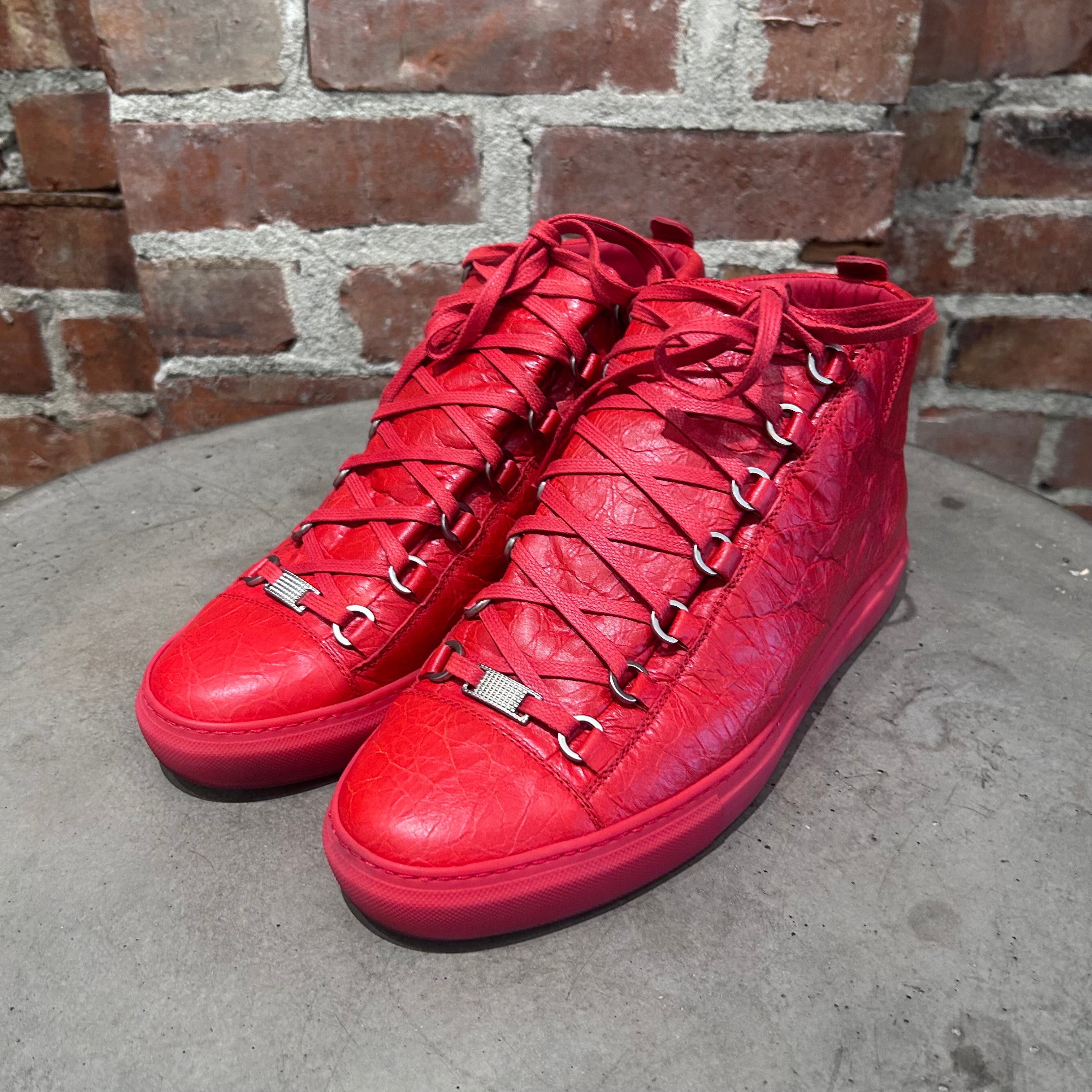 BALENCIAGA ARENA SNEAKERS 'RED' – Sadō Room