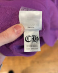 CHROME HEARTS MATTY BOY "MORE NOT LESS" POLO ‘PURPLE’