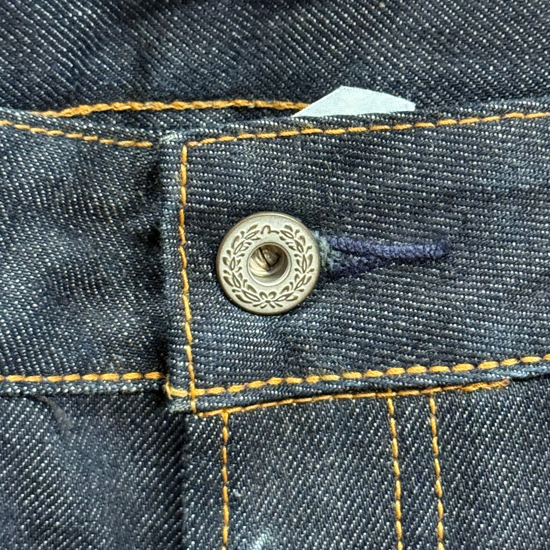 EVISU SELVEDGE ID SINGLE GULL DENIM ‘INDIGO/WHITE’