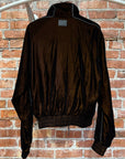 99%IS VELOUR TRACK JACKET ‘BROWN’