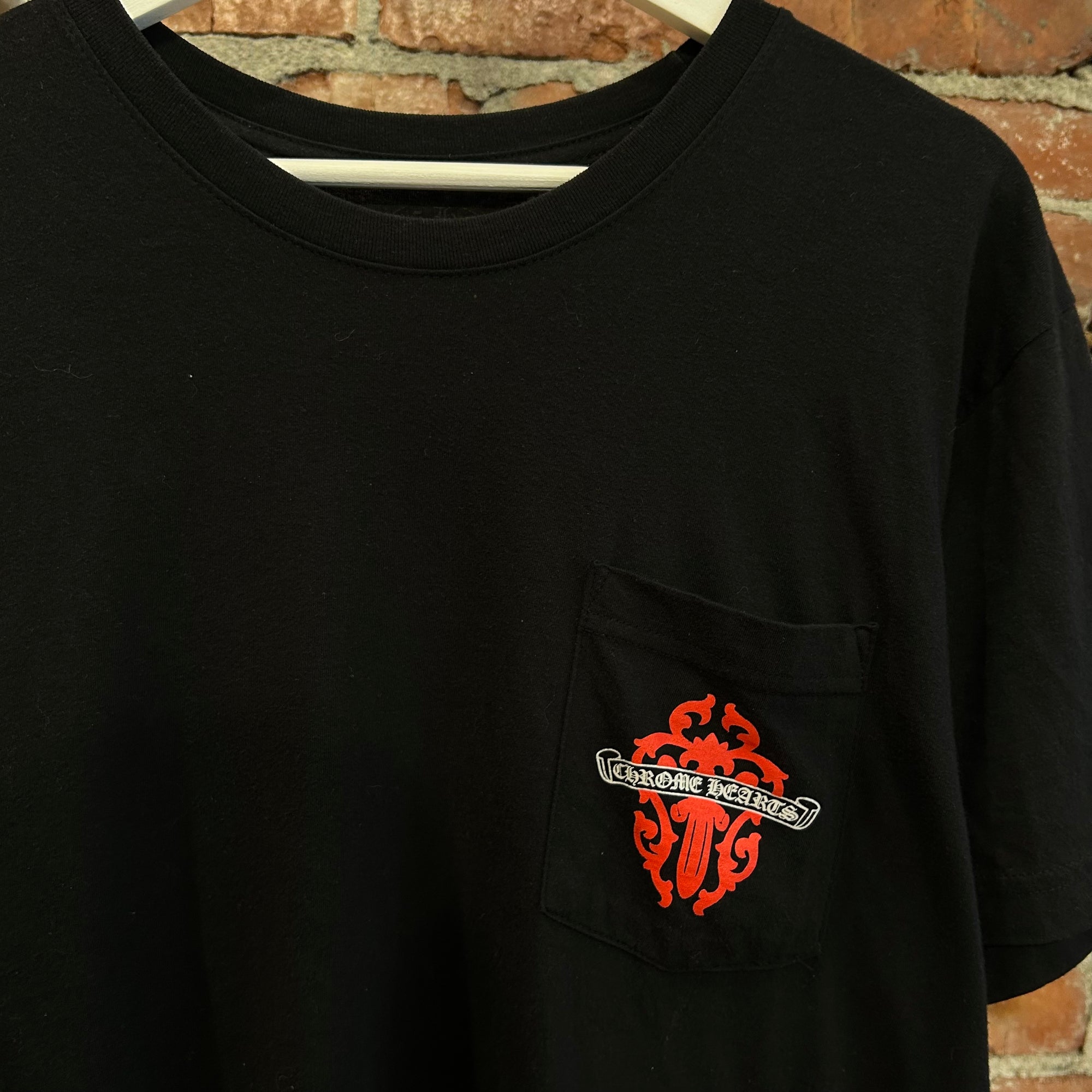 CHROME HEARTS DAGGER VINE TEE ‘BLACK/RED’